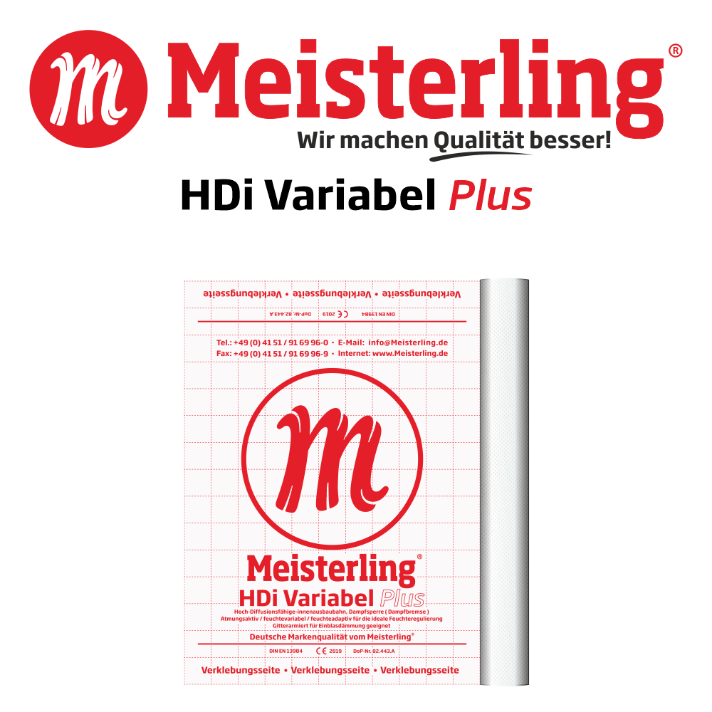 Meisterling HDi Variabel Plus (Hoch-Diffusionsfähige-Innenausbaubahn) Kopie